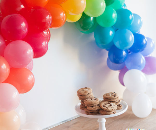 Mini Rainbow DIY Balloon Arch