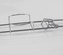 Load image into Gallery viewer, 6 Pack Buffet Wire Rack Folding Chafing Stand Chrome Frame Serving Trays Food Warmer