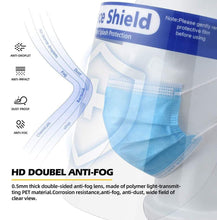 Load image into Gallery viewer, 2 Pack Safety Face Shield Clear Full Cover Tool Mask Anti-fog Eye Helmet