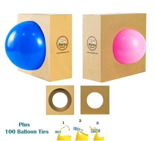 Balloon Sizes Measuring Boxes