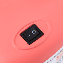 Load image into Gallery viewer, Electric Balloon Air Pump Inflator Dual Nozzle Blower Portable Fast Easy Balloon Filler Pink