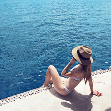 Load image into Gallery viewer, 2 Packs - Womens' Beach Straw Sun Hats