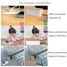 Load image into Gallery viewer, Cable Management Box White