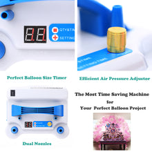 Load image into Gallery viewer, Electric Air Pump with Timer for Perfect Balloon Sizes