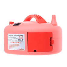 Load image into Gallery viewer, Electric Balloon Air Pump Inflator Dual Nozzle Blower Portable Fast Easy Balloon Filler Pink