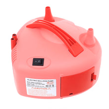 Load image into Gallery viewer, Electric Balloon Air Pump Inflator Dual Nozzle Blower Portable Fast Easy Balloon Filler Pink