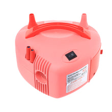 Load image into Gallery viewer, Electric Balloon Air Pump Inflator Dual Nozzle Blower Portable Fast Easy Balloon Filler Pink