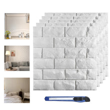 Load image into Gallery viewer, 11 Pcs 3D Wallpaper Wall Panels Stick and Peel - UPC 880534502023